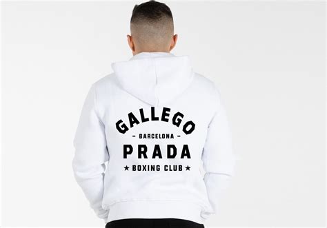 sudadera prada blanca